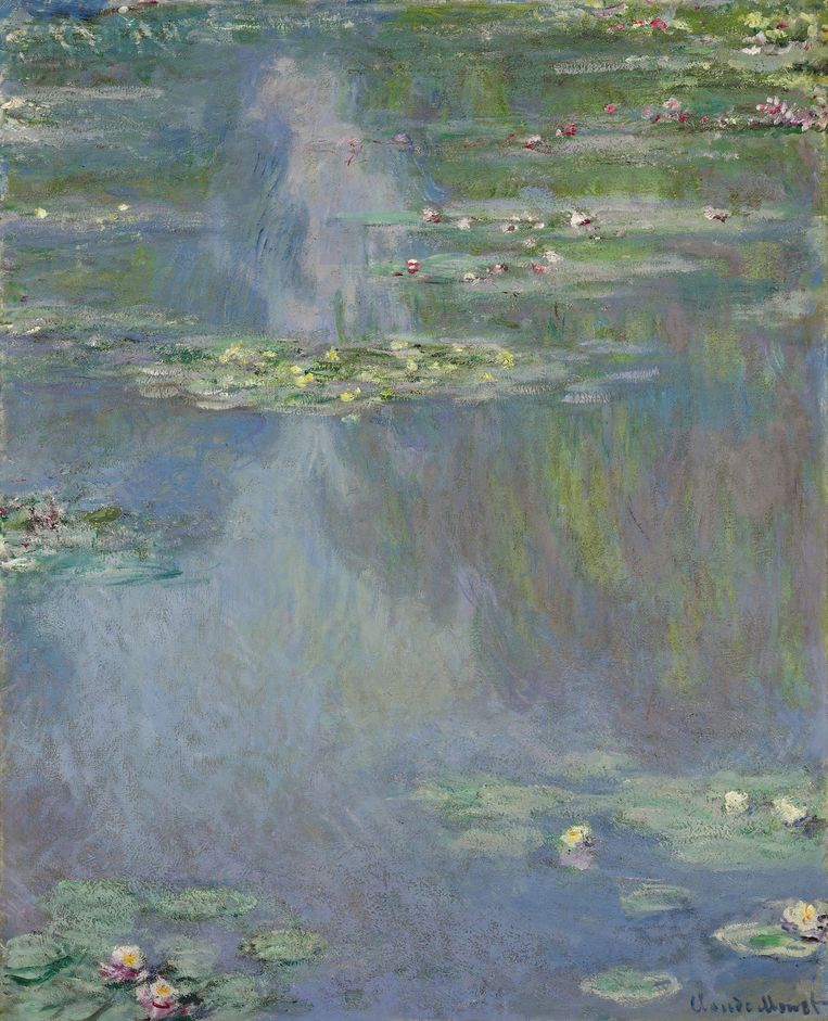 Waterlelies (naar Monet) – Jan Korstanje schilderijen