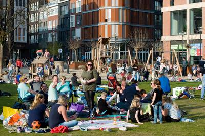 Stadsstrand krijgt een bouwrand