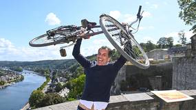 Christophe Deborsu toont je de mooiste fietswegen van Wallonië 