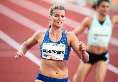 Dafne Schippers uit Oosterbeek daagt rapper Boef uit voor 100 meter sprint