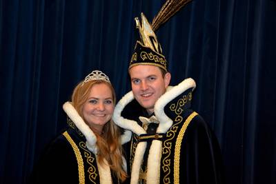 Prins Niels en prinses Elke bij De Streupers in De Rips