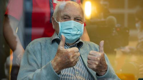 PORTRET. Jos Hermans (96), de eerste Vlaming die maandag het vaccin krijgt: “Ik wil 100 jaar worden. Met die spuit lukt dat misschien”