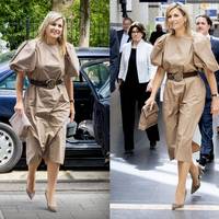Máxima’s jurk met ballonmouwen