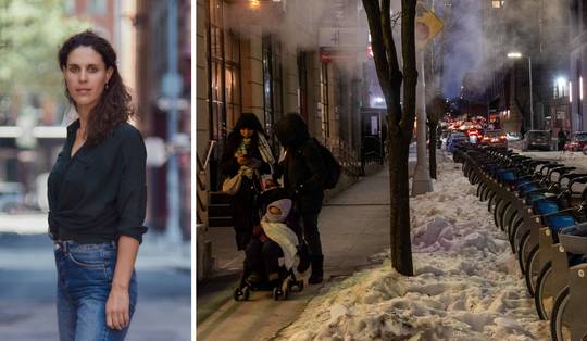 New York laat Lele gewoon in haar bouwwerk slapen, ook in de koudste winter in decennia
