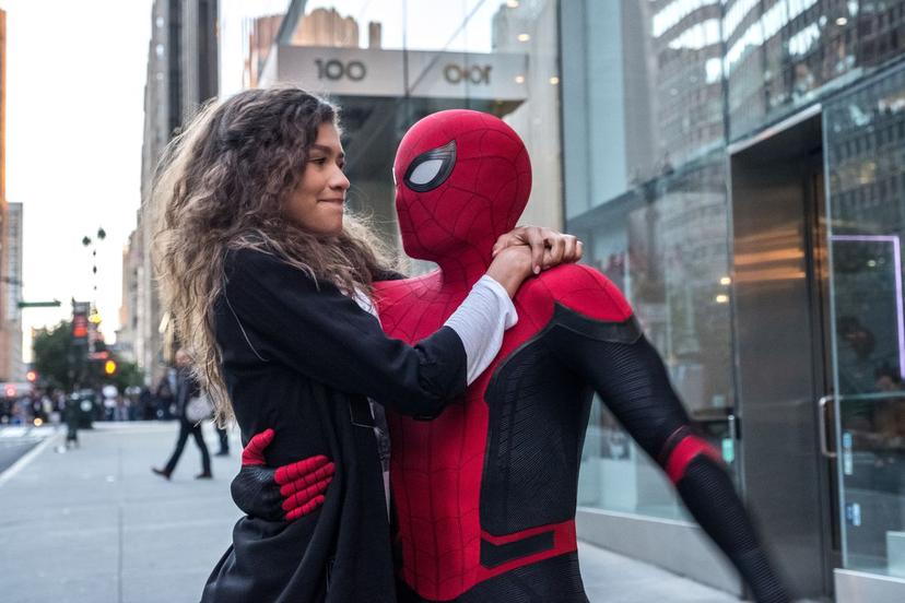 Zendaya en Tom Holland in Spider-Man: Far From Home