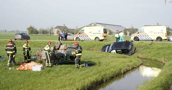 Man overleden bij ernstig ongeluk in Almkerk.