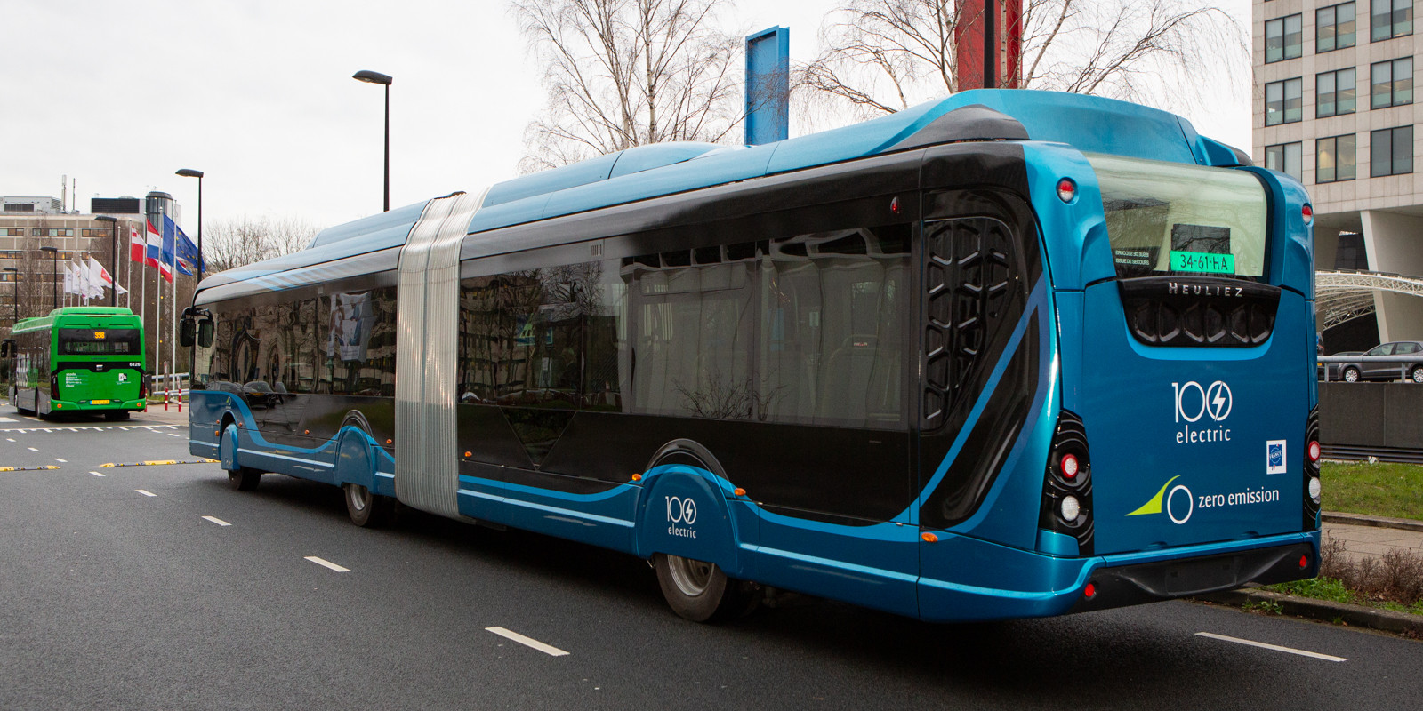 Qbuzz presenteert nieuwe elektrische bussen: stiller en schoner | Foto ...