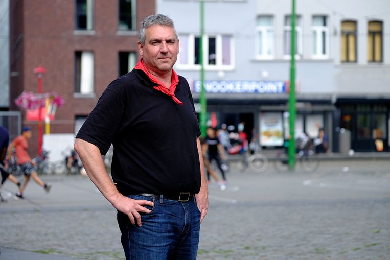 De voorzitter van de Antwerpse ABVV-afdeling Bruno Verlaeckt (archiefbeeld).