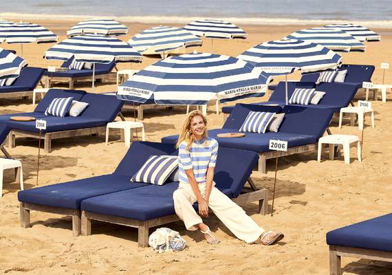 Stralen in strepen: zes tijdloze outfits in blauw en wit
