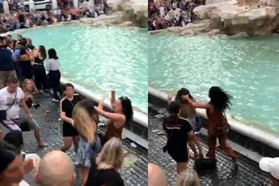 Selfieruzie van Nederlandse (19) ontaardt in gevecht bij fontein Rome