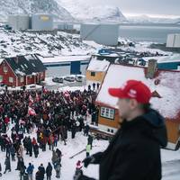 Op Groenland breekt een ongewoon protest uit: ‘Toen Trump begon te dreigen, dacht ik: hij is net Poetin’
