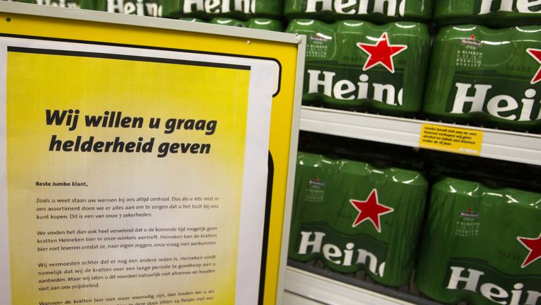 Ruzie Jumbo En Heineken Lijkt Gesust Het Parool