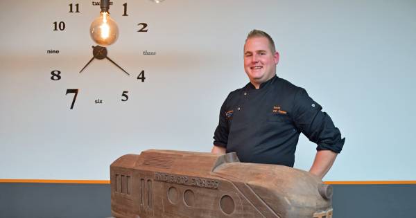 Patissier Kevin uit Aardenburg maakt treinen van chocolade voor tentoonstelling: 'Een immens project