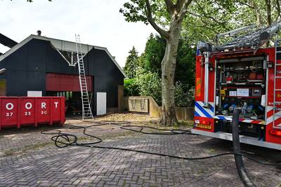 Brand in schuur Langeweg: ontstaan tijdens werkzaamheden