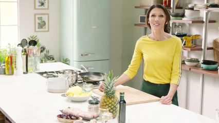 55. Kip in zoetzure saus met zoete aardappel