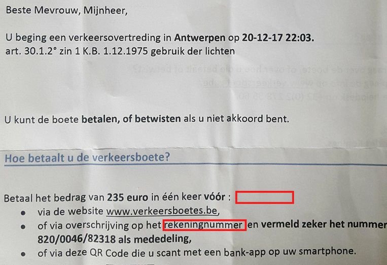 Geen rekeningnummer, geen data alweer foutjes op honderdduizend