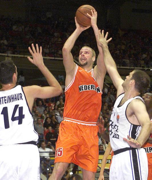 Geert Hammink als international van Oranje in 1999.