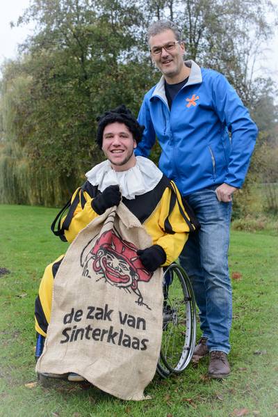 Jeroen uit Almelo is de allereerste Rolstoelpiet bij het Sinterklaasfeest van Zapp