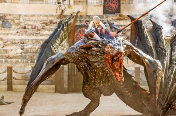 Gigantische draken in Game of Thrones aankomend seizoen ...