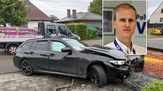 Mathias (31) wordt 300 meter meegesleurd op motorkap van vluchtende materiaaldief