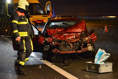 Zwaar ongeluk op A16 bij Prinsenbeek
