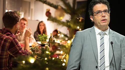 “Kerst vieren met meer mensen dan je eigen gezin moet kunnen, maar elkaar drie kussen geven? Laat dat alstublieft”