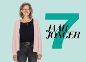 Lydia (55) rockt haar grijze haar nog steeds