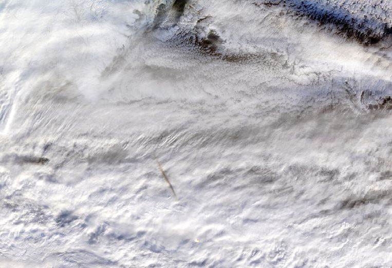  De Tera-satelliet kon de meteoor spotten.