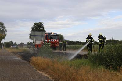 Meerdere bermbranden langs wegen in Noord-Limburg