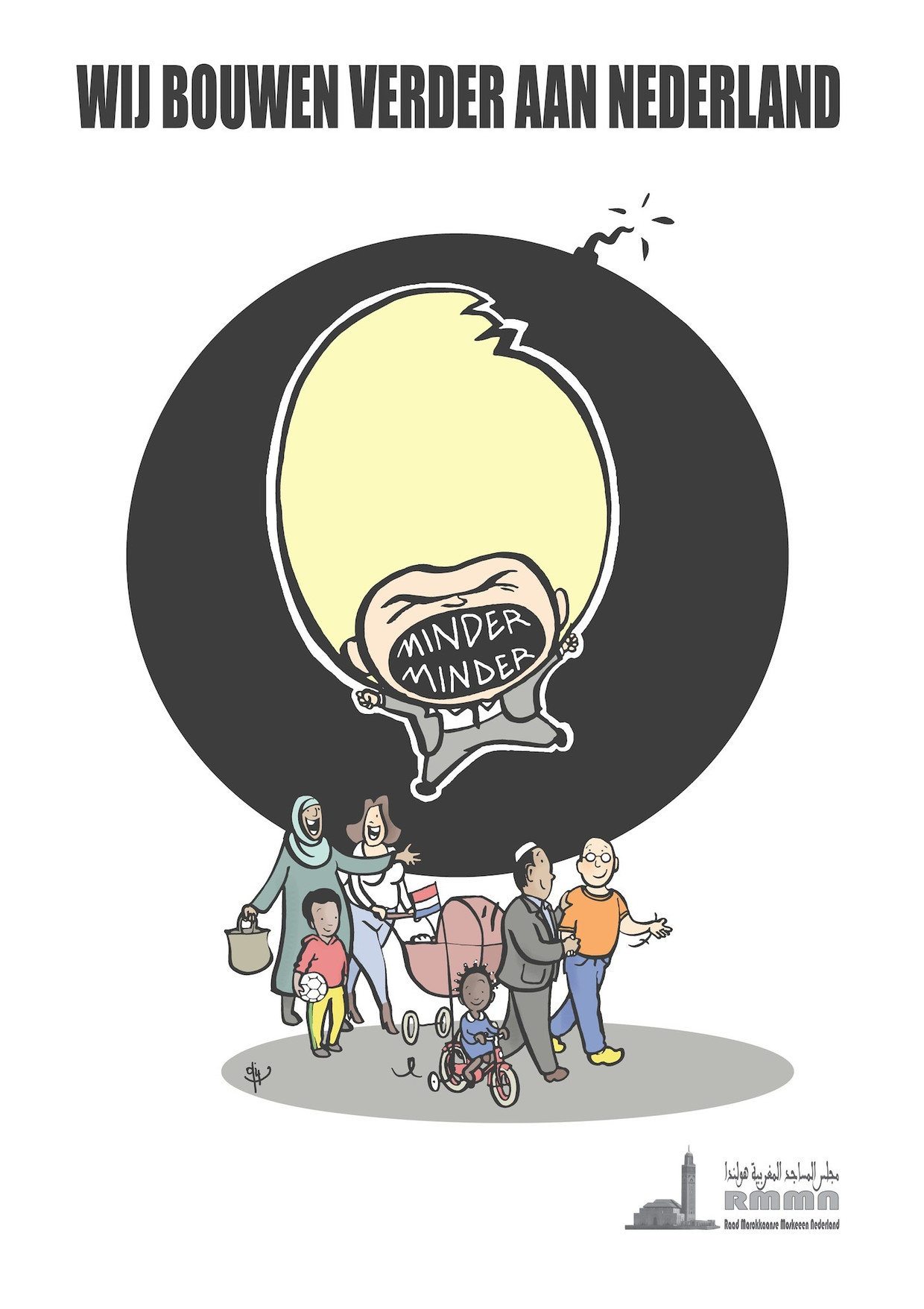 Moskeeen Hangen Cartoon Over Wilders Op Bij Onder Meer Amsterdam Cs Het Parool