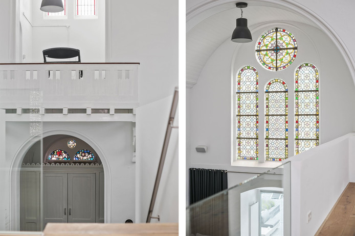 De kerk in Hulsel is volledig omgebouwd tot woonhuis.