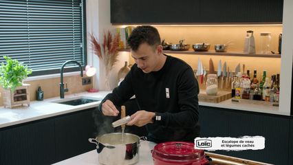79. Escalope de veau et légumes cachés