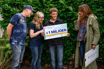 Hovenier uit Steenwijkerwold wint miljoen euro: ‘Dit is wel heel veel geld’