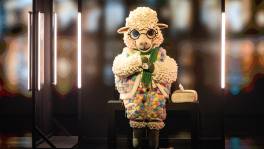 Schaapje barst in tranen uit op The Masked Singer-podium