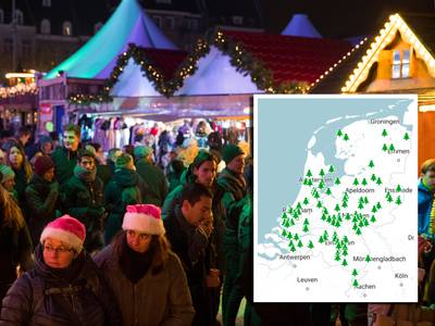 Zoek hier een gezellige kerstmarkt bij jou in de buurt