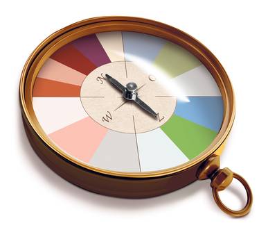 Kleur op de muur? Pak er een kompas bij