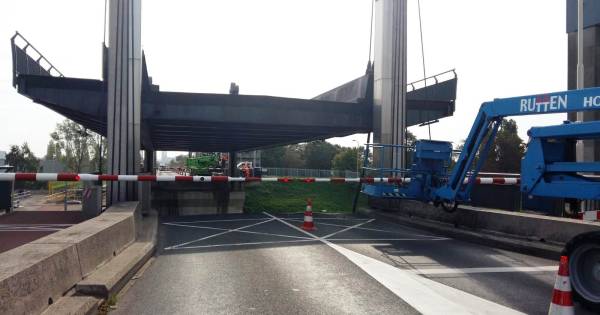 Sluis Weurt: brug open door panne