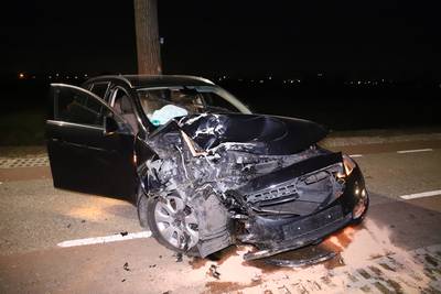 Twee gewonden bij botsing tegen boom in Wadenoijen