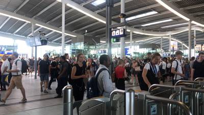 Minder treinen van en naar Utrecht Centraal door ongeluk