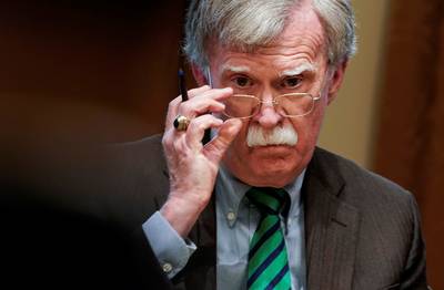 Trump en veiligheidsadviseur Bolton zijn het zelfs over ontslag niet eens