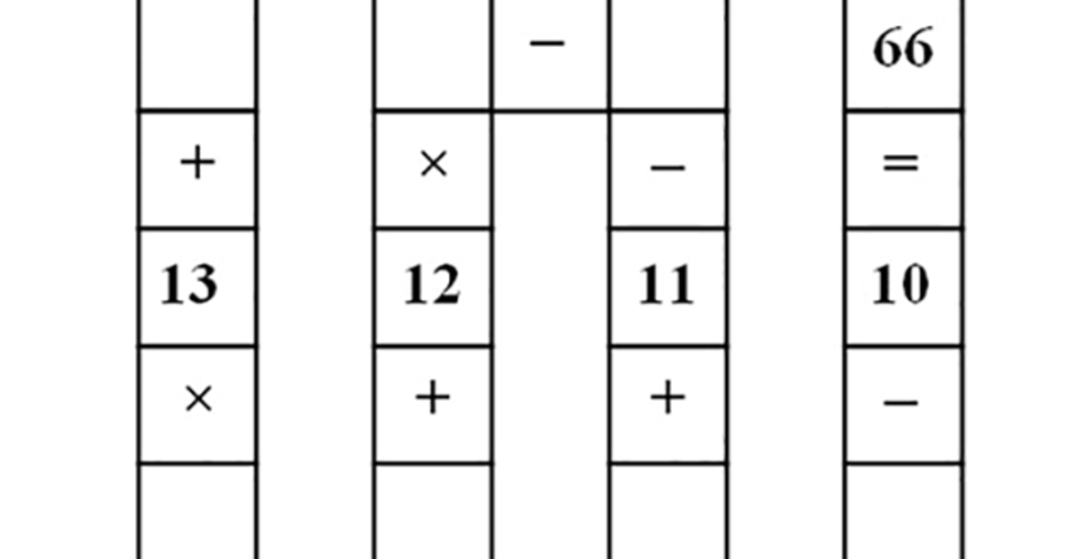 Saurez Vous Resoudre Ce Puzzle Mathematique Donne Aux Vietnamiens De 8 Ans Home 7sur7 Be