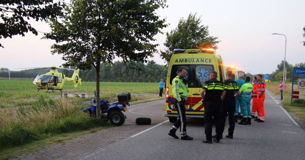 72-jarige maakt wheelies op quad en botst tegen boom in Ellemeet