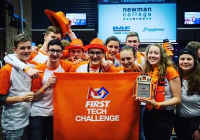 Eindhovens scholierenteam ‘Casimir Tech’ wint tickets naar robotwedstrijd VS