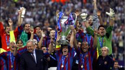 De primeur van Rijkaard in 2006. Met de groeten van een cultheld uit het Zweedse voetbal