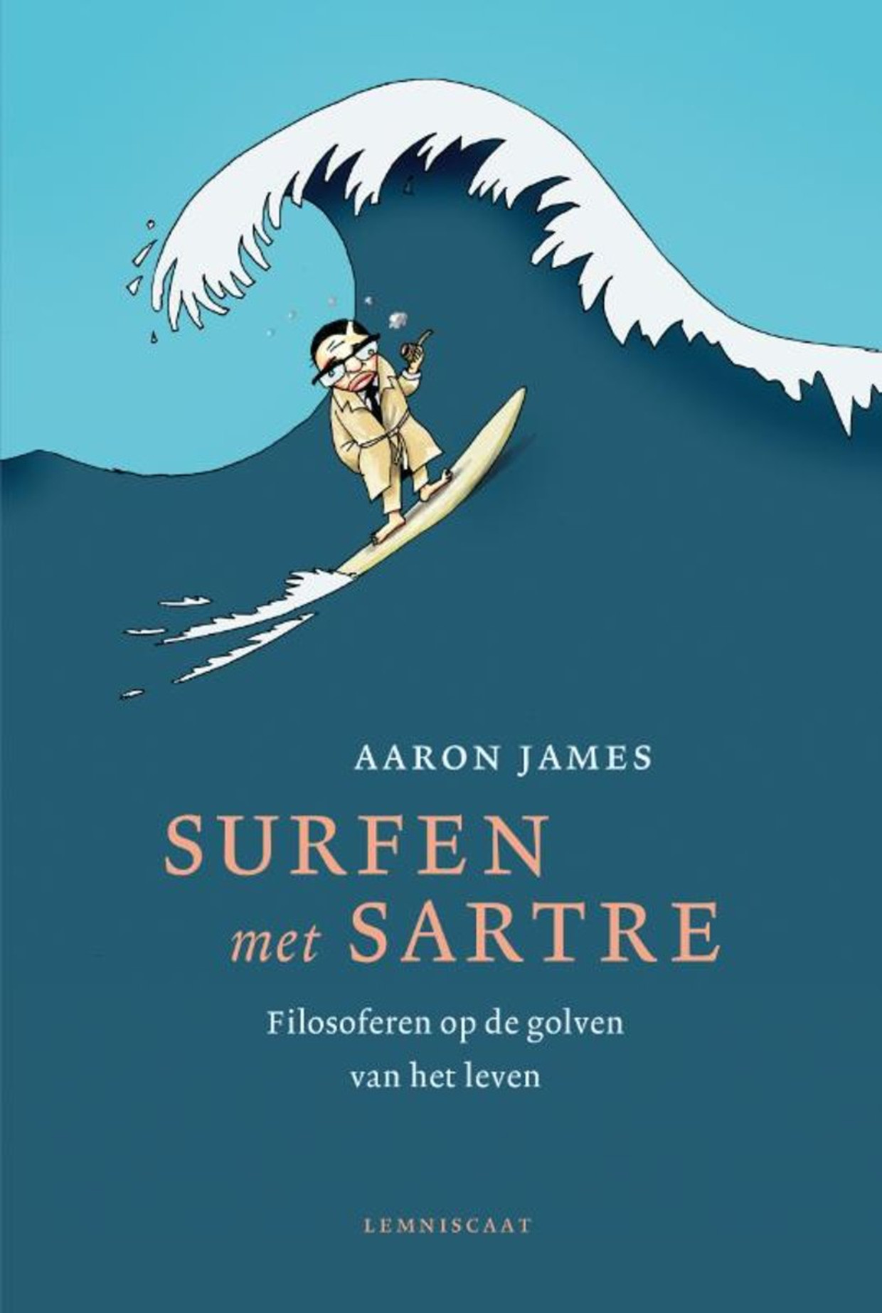 We zouden als een soort behendige en coole surfer door het ...
