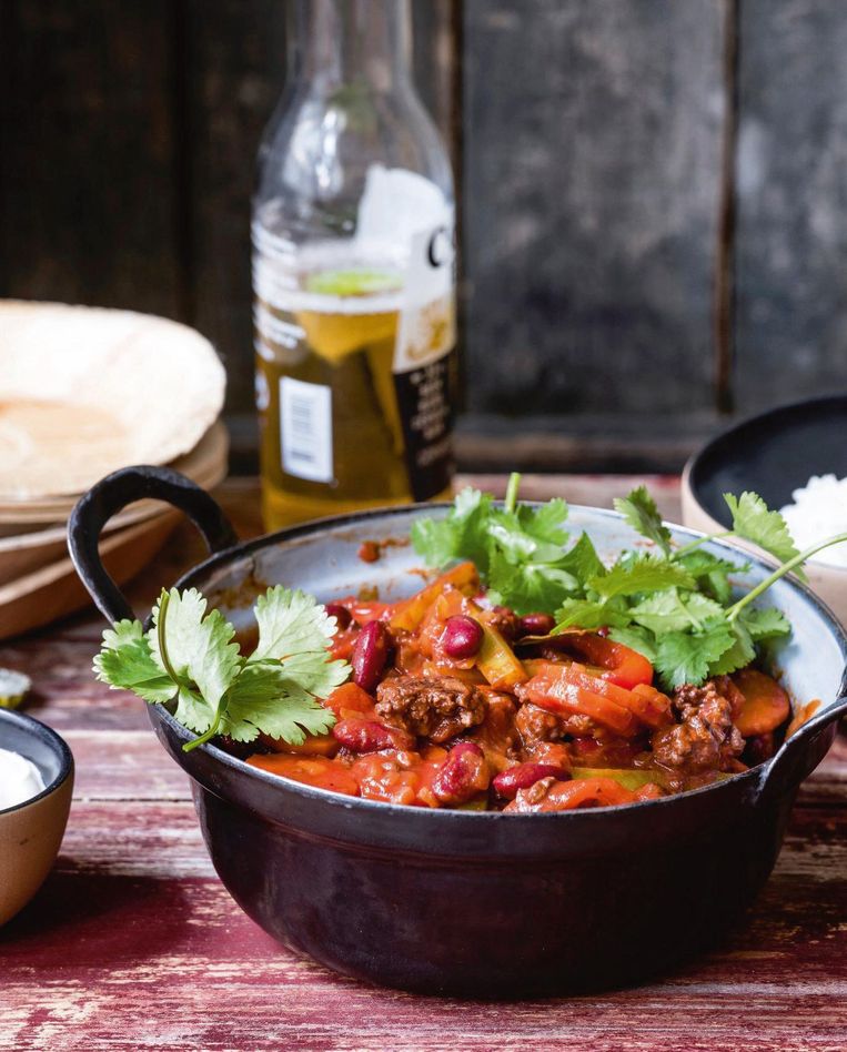 Chili con carne van Jeroen Meus Nina kookt Nina HLN