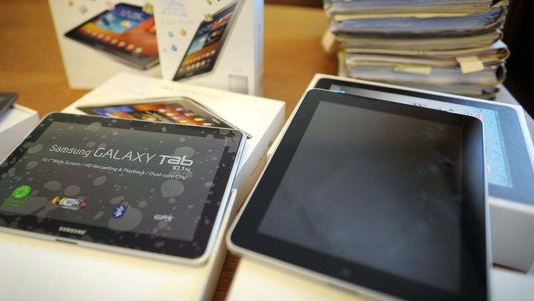 apple houdt samsung tablet uit europese