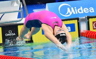 Toussaint treft op 100m rugslag 'man met grote hamer'