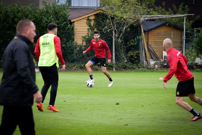 Sandy Walsh op training.