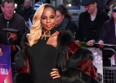 Hollywood Walk Of Fame-ster voor soulzangeres Mary J. Blige
